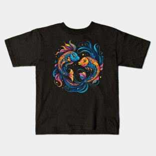 Pisces: Making waves in a sea of imagination Kids T-Shirt